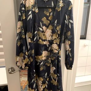 Gorgeous floral wrap dress